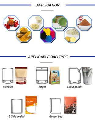 Rotary Premade Bag Eight-station Six-station Packaging Machine Washing Powder, Flour, Milk Powder and Carbon Powder