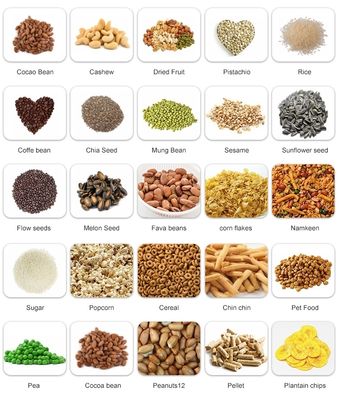 Multifunctional Fully Automatic Food Packaging Machine for Nuts, Potato Chips, Biscuits, Candy, Peanuts, Beans, and Rice