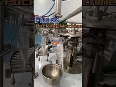 دستگاه بسته بندی مایع چرخنده هشت ایستگاه کیسه ای از فولاد ضد زنگ 304/316